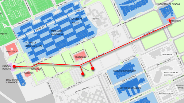 Autonomous University of Madrid Map